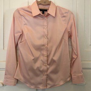 Banana Republic Non-Iron Slim Fit Dress Shirt Pink